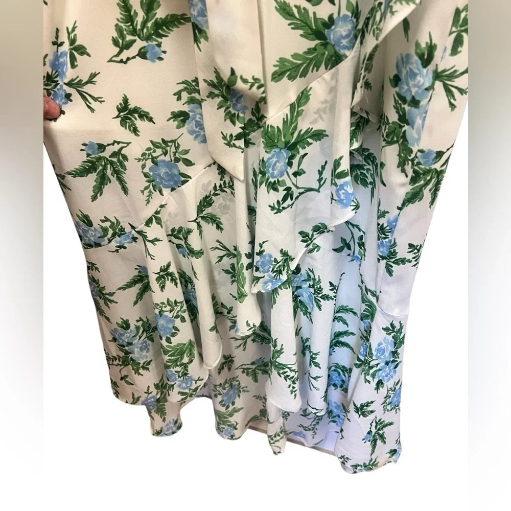 DISNEY PRINCESS RUFFLE MIDI RACER BACK FLORAL DRESS SIZE SMALL - Picture 10 of 11